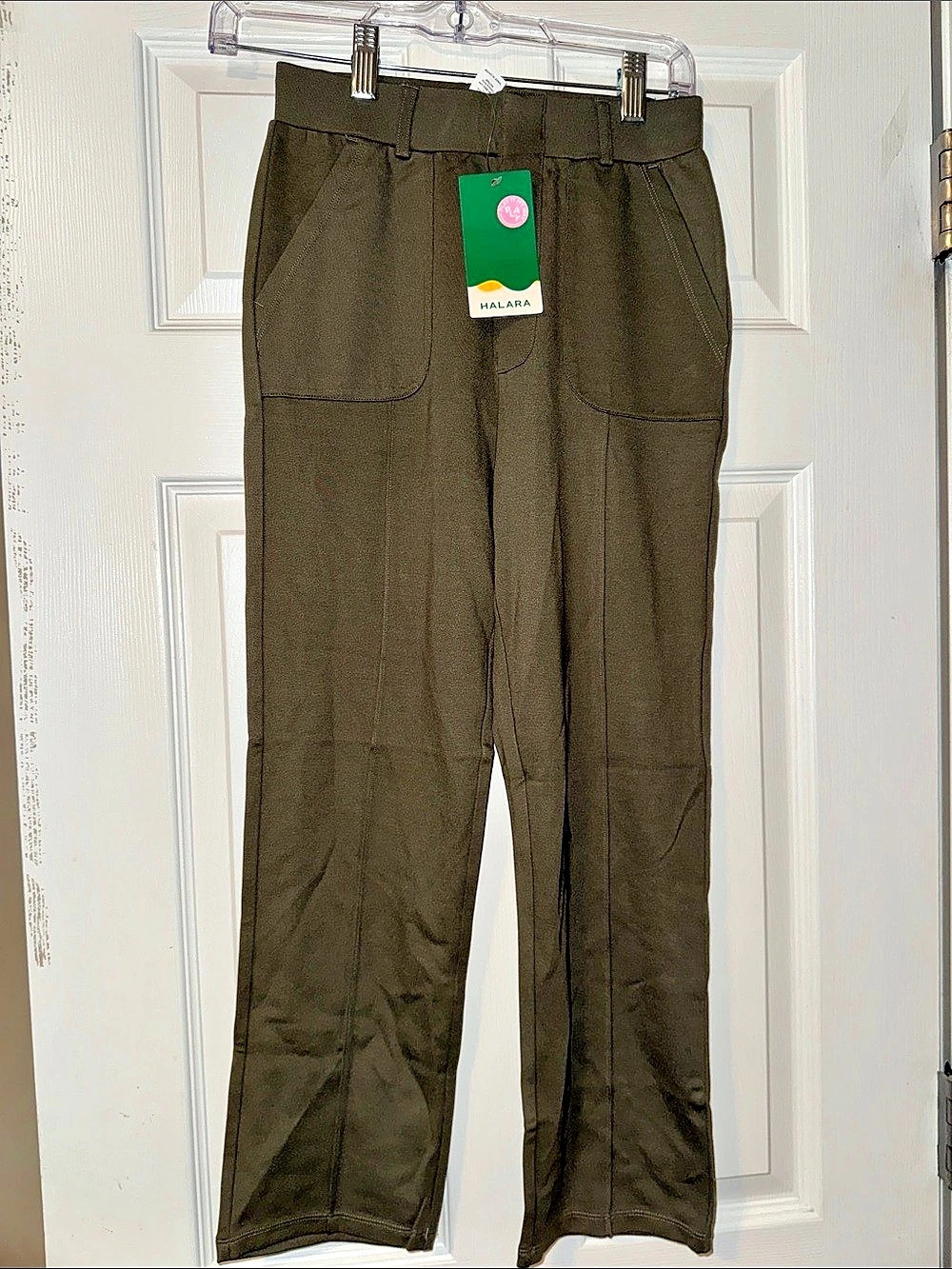 Halara Olive Straight Leg Pants Size XS NWT